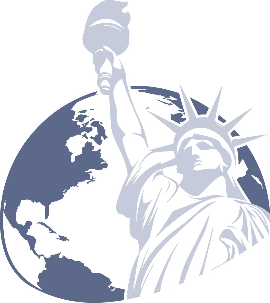 statue of liberty globe